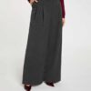 MORGAN Pantalone gessato con pences gamba dritta