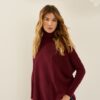 D04AD09EA22D3CD597CAD4D623CC8D62_ SOUVENIR Maglia lunga dritta collo alto con spacchetti laterali