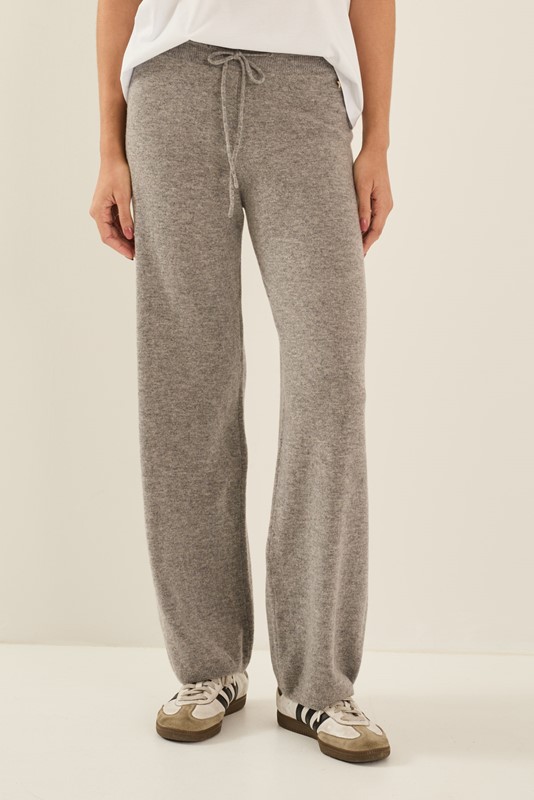 SOUVENIR Pantalone in maglia con coulisse in vita