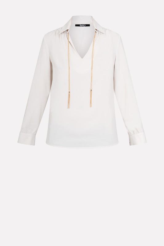 SISTE'S Blusa con accessori sul collo e maniche