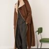 PHILIA LOFT Cappotto ecomontone con chiusura laterale