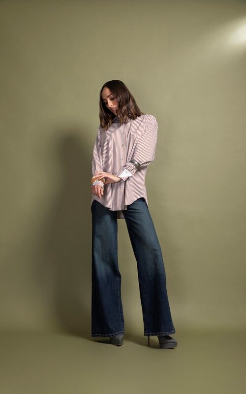 PEPE ROSA Jeans a palazzo