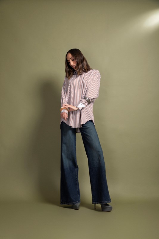 PEPE ROSA Jeans a palazzo