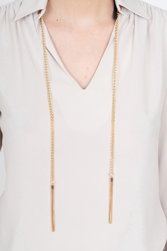 SISTE'S Blusa con accessori sul collo e maniche