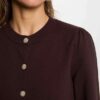 MORGAN Cardigan leggermente svasato con bottoni oro