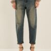 SOUVENIR Jeans vita bassa lavaggio al the