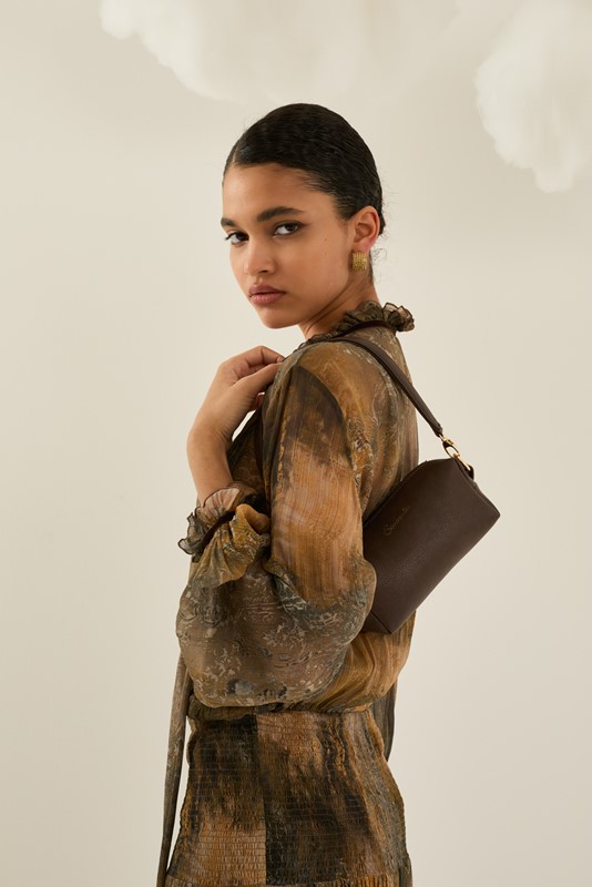 SOUVENIR Borsa mod baguette piccola con tracollina