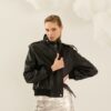 SOUVENIR Giubbotto in pelle modello bomber
