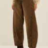 SOUVENIR Jeans mod. baloon lavaggio al cioccolato