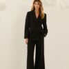 81EAABB123FFF9CB56B461F19E1AC3FB_ SOUVENIR Completo giacca doppiopetto e pantalone a palazzo